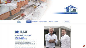 'RH-Bau – schlüsselfertiger Hoch- und Industriebau seit 1983' - heinzelmann-bau.de
